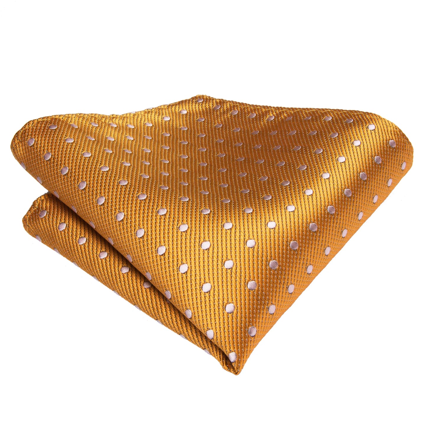 SN-3195  Classic Ties for Man Silk Tie Fashion Solid Dots Business Neck Ties for Men Cravat Wedding Party Orange Necktie