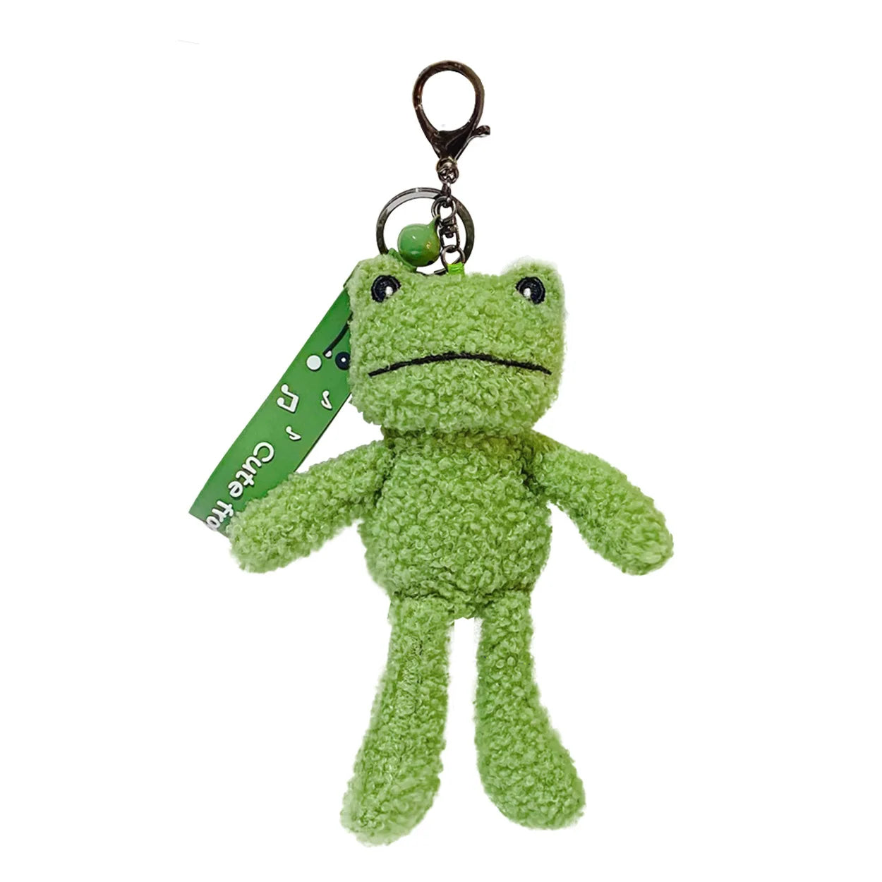 Cute Cartoon Animal Plush Toy Keychain Backpack Keychain Coin Bag Frog Accessories Gift Kawaii Car Accessories